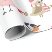 Gezellige vogels cadeaupapier (Rol Hoek)