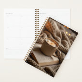 Gezellige warme avondkaarsen en deken planner (Display)