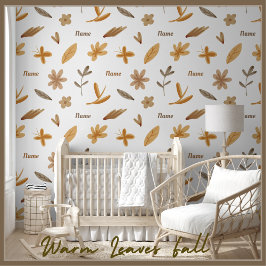 Gezellige warme bloemenbloemen Natuur herfstbloeme Behang