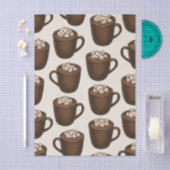 Gezellige warme cacao grillige marshmallow vakanti tissuepapier (Craft)