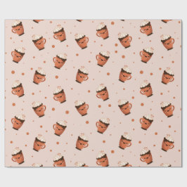 Gezellige Warme Chocolade - Cute Mok Patroon met O Cadeaupapier