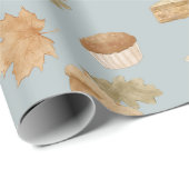 Gezellige warme herfst cadeaupapier (Rol Hoek)