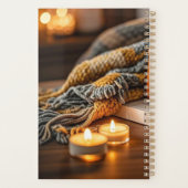 Gezellige warme kaars verlicht avond planner (Achterkant)