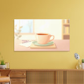 Gezellige warmte canvas afdruk (Insitu (Woonkamer))