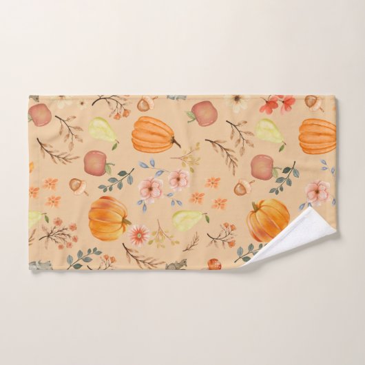 Gezellige Waterverf herfst/Herfst Handdoek (Handdoek)