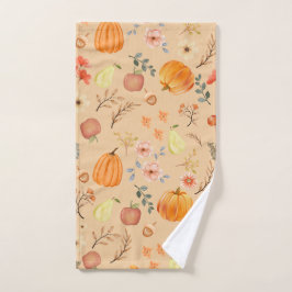 Gezellige Waterverf herfst/Herfst Handdoek