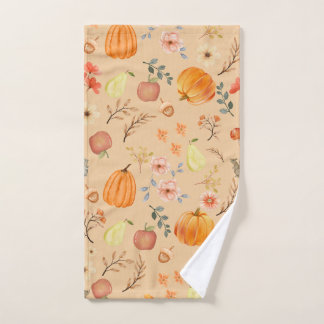 Gezellige Waterverf herfst/Herfst Handdoek