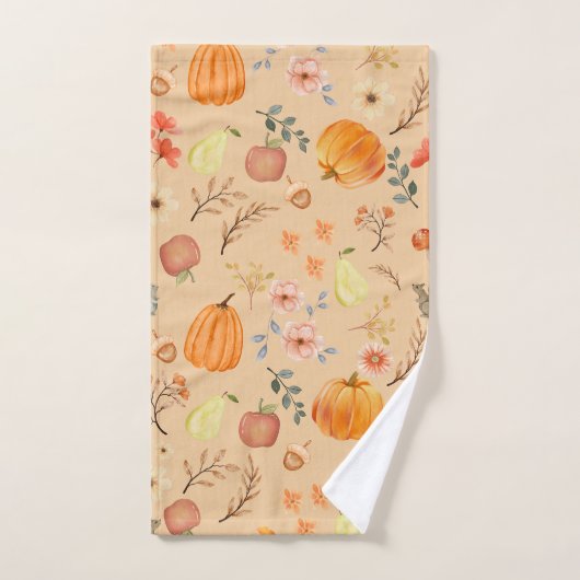 Gezellige Waterverf herfst/Herfst Handdoek (Handdoek)
