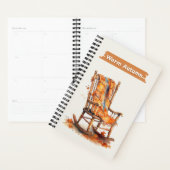 Gezellige waterverf schommelstoel planner (Display)