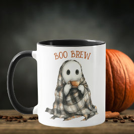 Gezellige White Ghost Boo Brew Halloween Koffie Mok