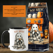 Gezellige White Ghost Boo Brew Halloween Koffie Mok
