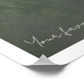 Gezellige winter abstracte schilderij moody muur k poster (Hoek)