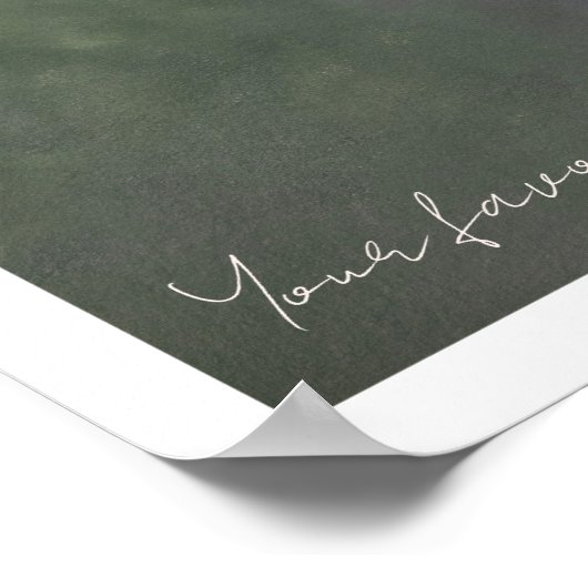 Gezellige winter abstracte schilderij moody muur k poster (Hoek)