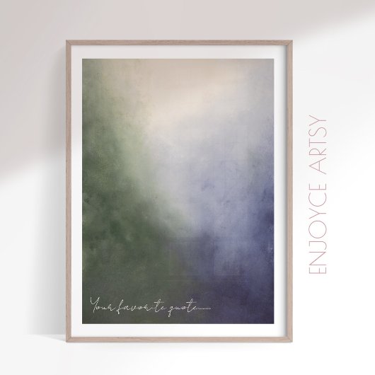 Gezellige winter abstracte schilderij moody muur k poster