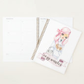 gezellige winter blogger meisje planner en kalende (Display)