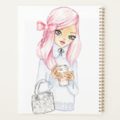 gezellige winter blogger meisje planner en kalende (Achterkant)