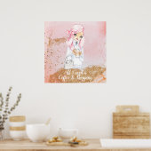 Gezellige Winter Blogger Meisje Planner poster Pri (Keuken)