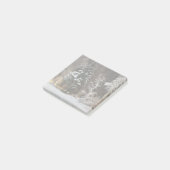 Gezellige Winter Bos Nacht Scene Post-it® Notes (Schuin)
