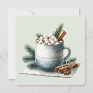 Gezellige Winter Cacaomarshmallow Scene