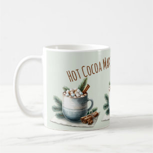 Gezellige Winter Cacaomarshmallow Scene Koffiemok