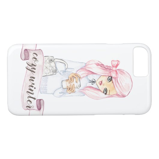 gezellige winter Case-Mate iPhone case (Achterkant (Horizontaal))