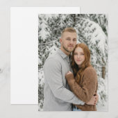 Gezellige Winter Foto Kaart (Voorkant / Achterkant)