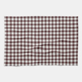 Gezellige winter geruite keukenhanddoek (Horizontaal)