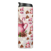 Gezellige Winter Gnome met Hot Cocoa Thermosbeker (Geroteerd rechts)