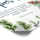 Gezellige Winter Hete Cacao Sneeuwluier loterij Po Poster (Hoek)