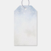 Gezellige Winter Hete Cacao Sneeuwrijke Bruiloft Cadeaulabel (Achterkant)