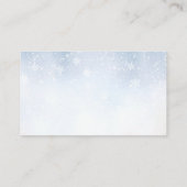 Gezellige Winter Hot Cocoa Snowly boeken voor baby Informatiekaartje (Achterkant)