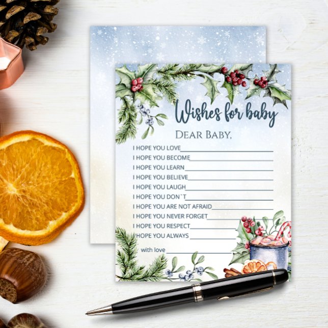 Gezellige Winter Hot Cocoa Snowly Wishes voor Baby (Creator heeft geüpload)