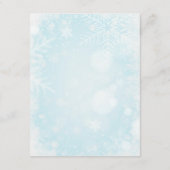 Gezellige Winter Rowan bessen boeket Bruiloft Deta Informatiekaartje (Achterkant)