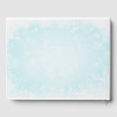 Gezellige Winter Rowan bessen boeket bruiloft Gastenboek (Achterkant)