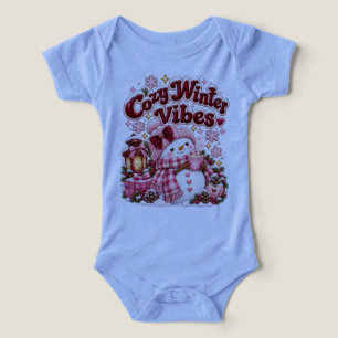 Gezellige Winter Sfeer Cute Coquette Sneeuwman Maa
