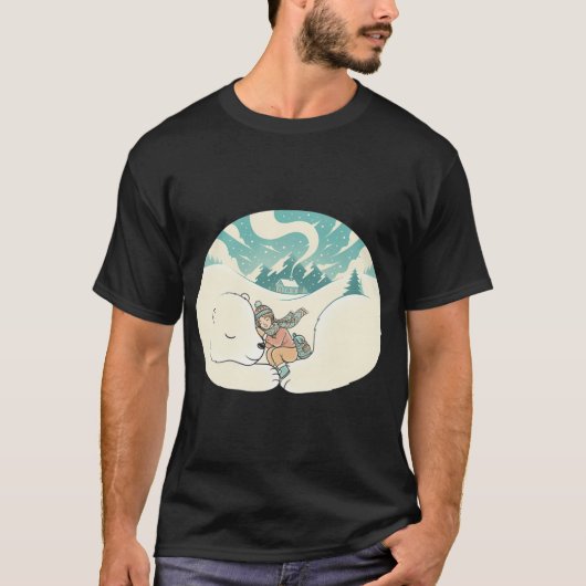 Gezellige Winter T-shirt (Voorkant)
