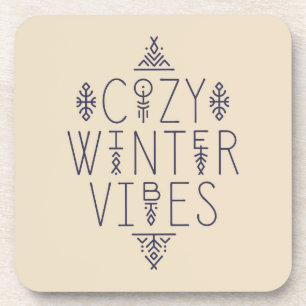 Gezellige Winter Vibes Design Bier Onderzetter