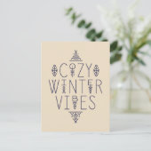 Gezellige Winter Vibes Design Briefkaart (Staand voorkant)