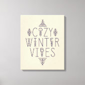 Gezellige Winter Vibes Design Canvas Afdruk (Voorkant)