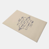 Gezellige Winter Vibes Design Deurmat (Schuin)