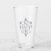 Gezellige Winter Vibes Design Glas (Voorkant)