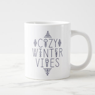 Gezellige Winter Vibes Design Grote Koffiekop