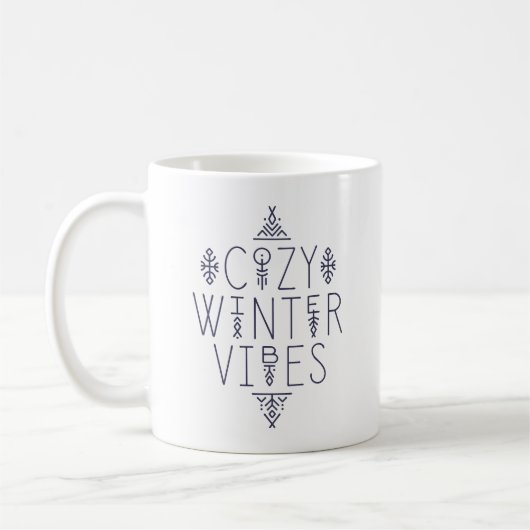 Gezellige Winter Vibes Design Koffiemok (Links)