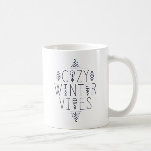 Gezellige Winter Vibes Design Koffiemok (Rechts)