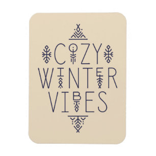 Gezellige Winter Vibes Design Magneet