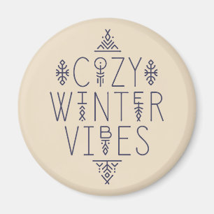 Gezellige Winter Vibes Design Magneet