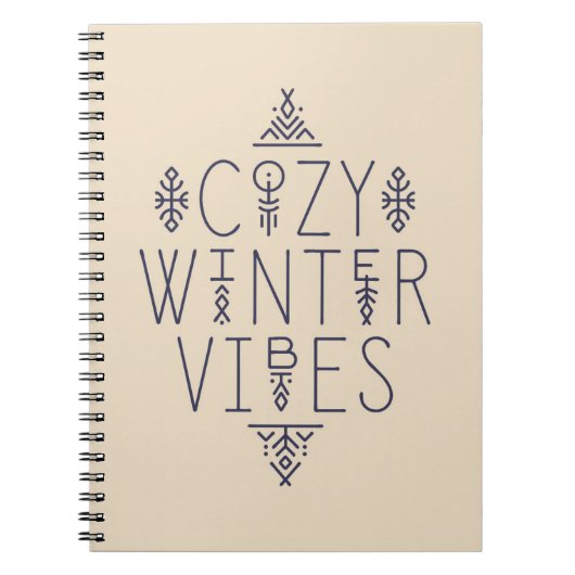 Gezellige Winter Vibes Design Notitieboek (Voorkant)