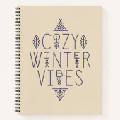 Gezellige Winter Vibes Design Notitieboek (Voorkant)