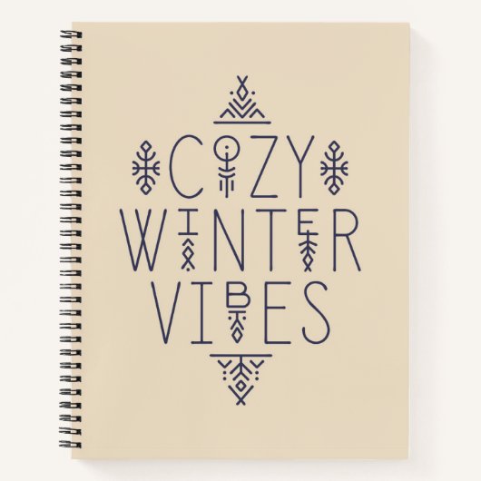 Gezellige Winter Vibes Design Notitieboek (Voorkant)