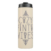 Gezellige Winter Vibes Design Thermosbeker (Voorkant)
